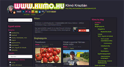 Desktop Screenshot of klimo.hu